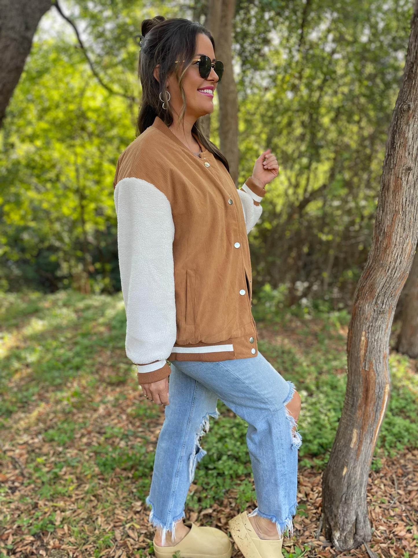 PREORDER: Corduroy Bomber Jacket in Two Colors