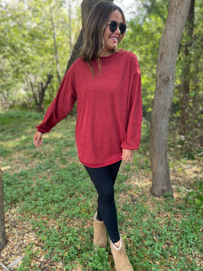 Staple Ribbed Pullover in Ten Colors