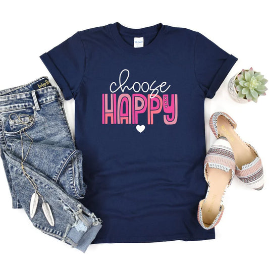 Choose Happy Graphic Tee