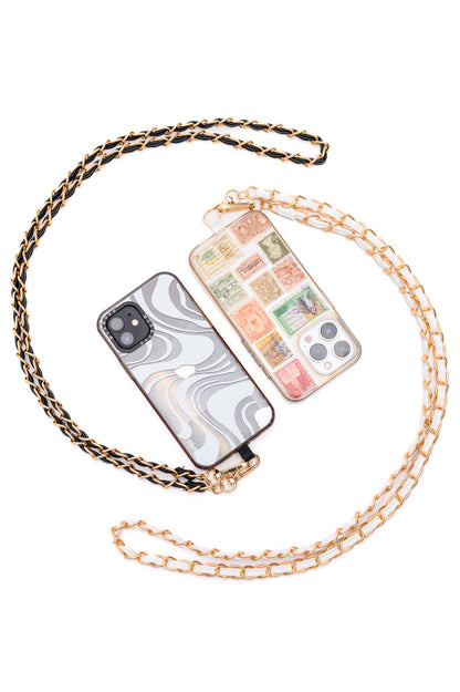 Gold Chain Cell Phone Lanyard Set of 2