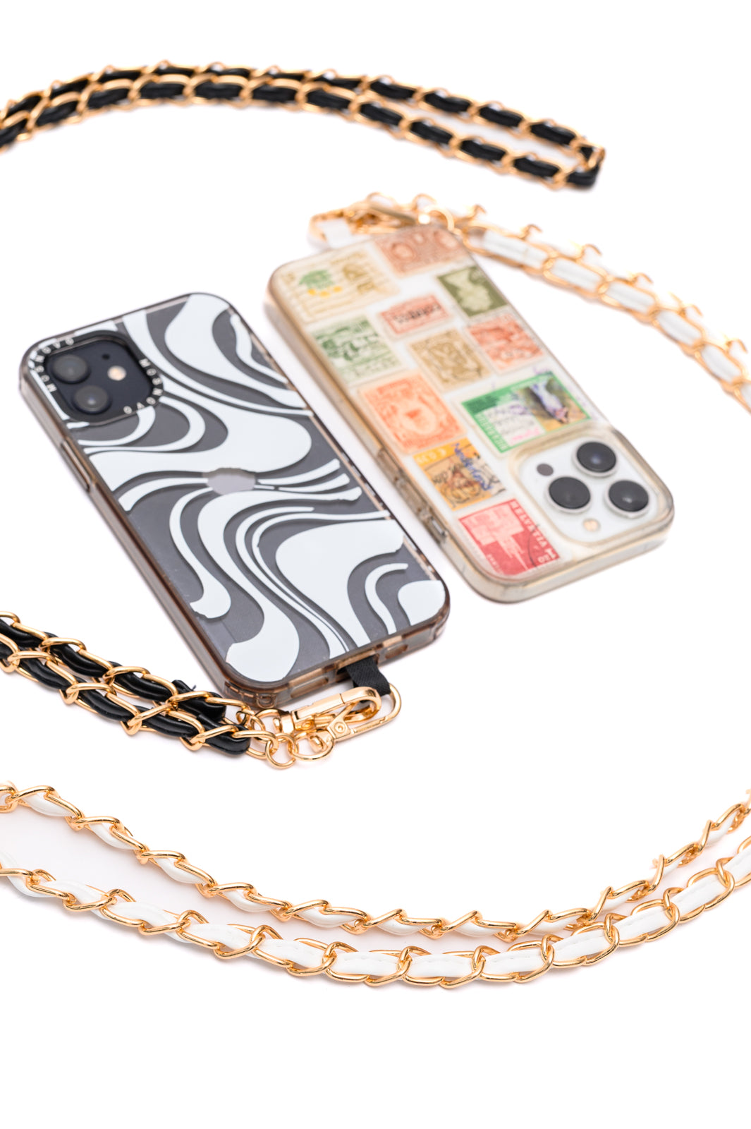 Gold Chain Cell Phone Lanyard Set of 2